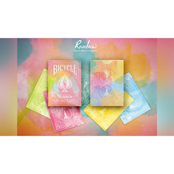 Mazzo di carte Bicycle Rainbow (Peach) Playing Cards by TCC