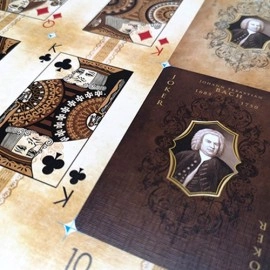 Johann Sebastian Bach (Composers) Playing Cards