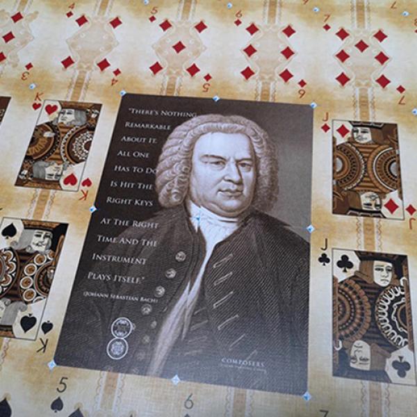 Mazzo di carte Johann Sebastian Bach (Composers) Playing Cards