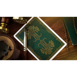 Mazzo di carte Green Philtre V3 Playing Cards by Riffle Shuffle
