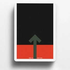 Mazzo di carte Offset Orange Playing Cards by Cardistry Touch