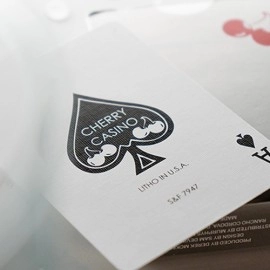 Cherry Casino (McCarran Silver) Playing Cards by Pure Imagination Projects