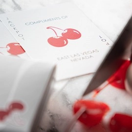 Cherry Casino (McCarran Silver) Playing Cards by Pure Imagination Projects