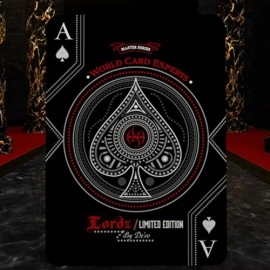 Mazzo di carte Black Platinum Lordz Playing Cards (Standard) by De'Vo