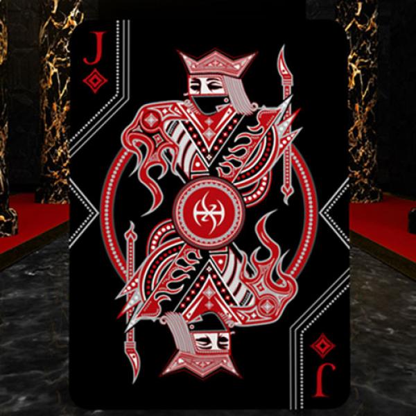 Mazzo di carte Black Platinum Lordz Playing Cards (Standard) by De'Vo