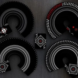 Mazzo di carte Black Platinum Lordz Playing Cards (Foil)