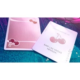 Mazzo di carte Cherry Casino House Deck Playing Cards (Flamingo Pink)