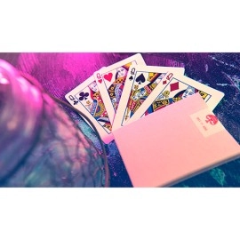 Mazzo di carte Cherry Casino House Deck Playing Cards (Flamingo Pink)