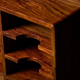 Rosewood Wooden Card Cabinet by TCC