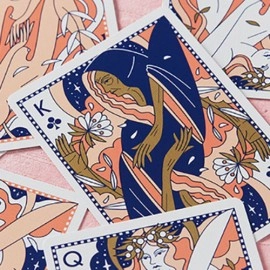 Mazzo di carte Lady Moon Playing Cards by Art of Play