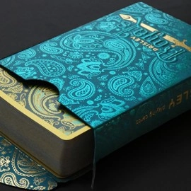 Paisley Royals (Teal) Playing Cards by Dutch Card House Company