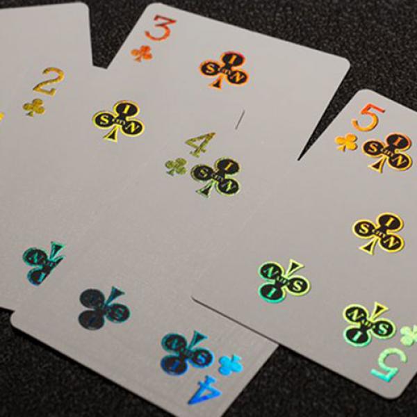 Mazzo di carte Vegas Diffractor Gold (Metal) Playing Cards