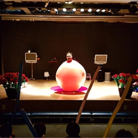 Entering Balloon RED (160 cm)  by JL Magic