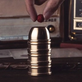 Mini Cups and Balls (Brass) by Secret Factory