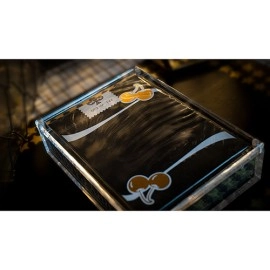 Mazzo di carte Limited Edition Cherry Casino Gilded (Monte Carlo Black and Gold) Numbered Seals Playing Cards by Pure Imagination Projects