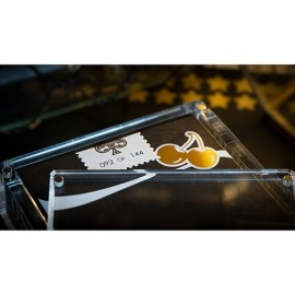 Mazzo di carte Limited Edition Cherry Casino Gilded (Monte Carlo Black and Gold) Numbered Seals Playing Cards by Pure Imagination Projects