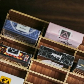 Wooden (Large- 40 Decks) Playing Card Display by TCC
