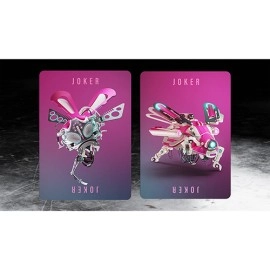 Mazzo di carte Gilded Fucsia Bicycle Cybershock Playing Cards