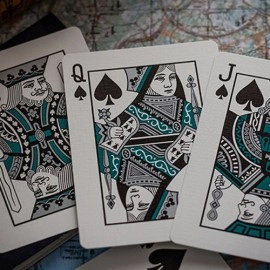 Mazzo di carte Limited Edition Lounge in Terminal Teal by Jetsetter Playing Cards