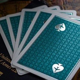 Mazzo di carte Limited Edition Lounge in Terminal Teal by Jetsetter Playing Cards