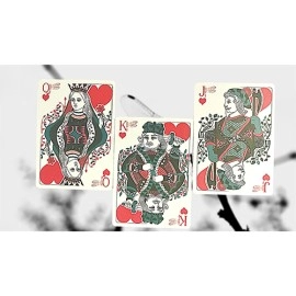 Mazzo di carte Gilded Bicycle Dragonfly (Teal) Playing Cards