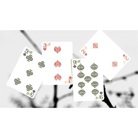 Mazzo di carte Gilded Bicycle Dragonfly (Teal) Playing Cards