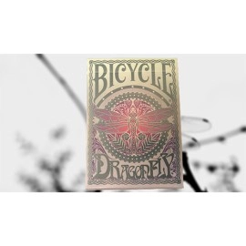 Mazzo di carte Gilded Bicycle Dragonfly (Teal) Playing Cards