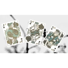 Mazzo di carte Gilded Bicycle Dragonfly (Tan) Playing Cards