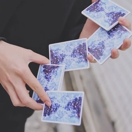 Mazzo di carte Fluid Art Blue (Cardistry Edition) Playing Cards
