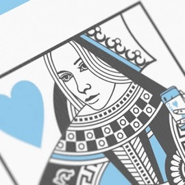 Mazzo di carte Black Roses Hotel V2 Playing Cards