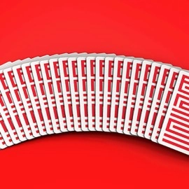 Mazzo di carte Red Enigma Playing Cards