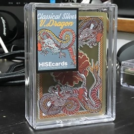 Mazzo di carte Dragon Transparent Playing Cards (Classic Silver)