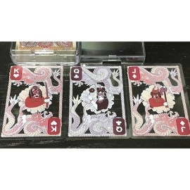 Mazzo di carte Dragon Transparent Playing Cards (Classic Silver)