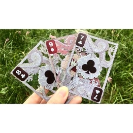 Mazzo di carte Dragon Transparent Playing Cards (Mighty Black)