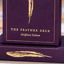 Mazzo di carte Feather Deck: Goldfinch Edition (Gold) by Joshua Jay