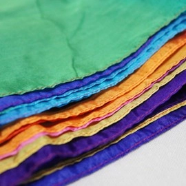Multicolor Silk Streamer 10 cm x  450 cm by Gosh