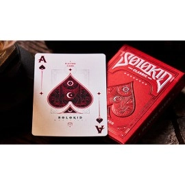 Mazzo di carte Solokid Ruby Playing Cards by Bocopo