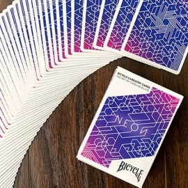 Mazzo di carte Bicycle Neon Cardistry Blue Aurora Playing Cards