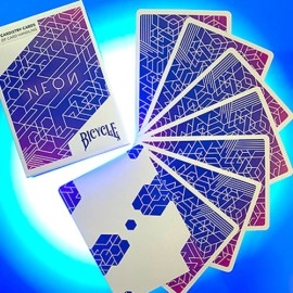 Mazzo di carte Bicycle Neon Cardistry Blue Aurora Playing Cards