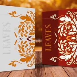 Mazzo di carte Leaves Autumn Playing Cards by Dutch Card House Company