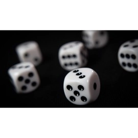 NON GIMMICKED DICE 6 PACK/WHITE by Tony Anverdi
