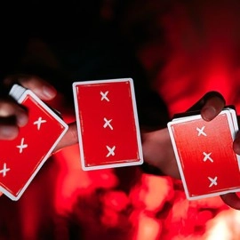 Mazzo di carte X Deck (Red) Signature Edition Playing Cards by Alex Pandrea
