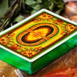 The Royal Pizza Palace (Gilded) Playing Cards Set by Riffle Shuffle
