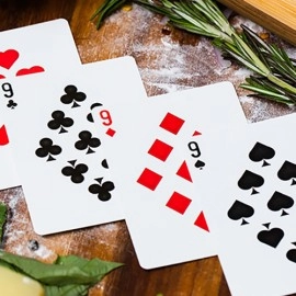 The Royal Pizza Palace (Gilded) Playing Cards Set by Riffle Shuffle