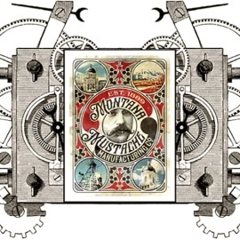 Mazzo di carte Clockwork: Montana Mustache Manufacturing Co. Playing Cards by fig. 23