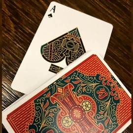 Mazzo di carte Bicycle Genso Green Playing Cards by Card Experiment