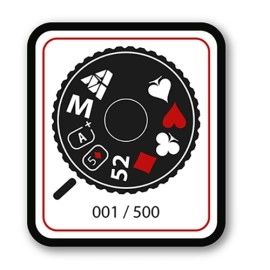 Mazzo di carte Shooters Collector's Edition (Black) Playing Cards by Dutch Card House Company