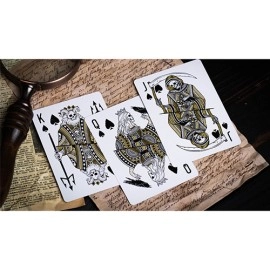 Mazzo di carte 666 (Gold Foil) Playing Cards by Riffle Shuffle