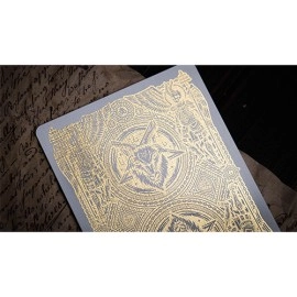 Mazzo di carte 666 (Gold Foil) Playing Cards by Riffle Shuffle