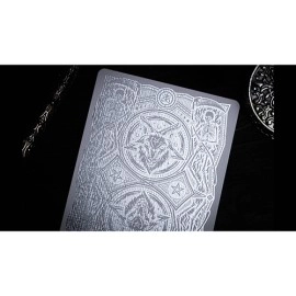 Mazzo di carte 666 (Silver Foil) Playing Cards by Riffle Shuffle